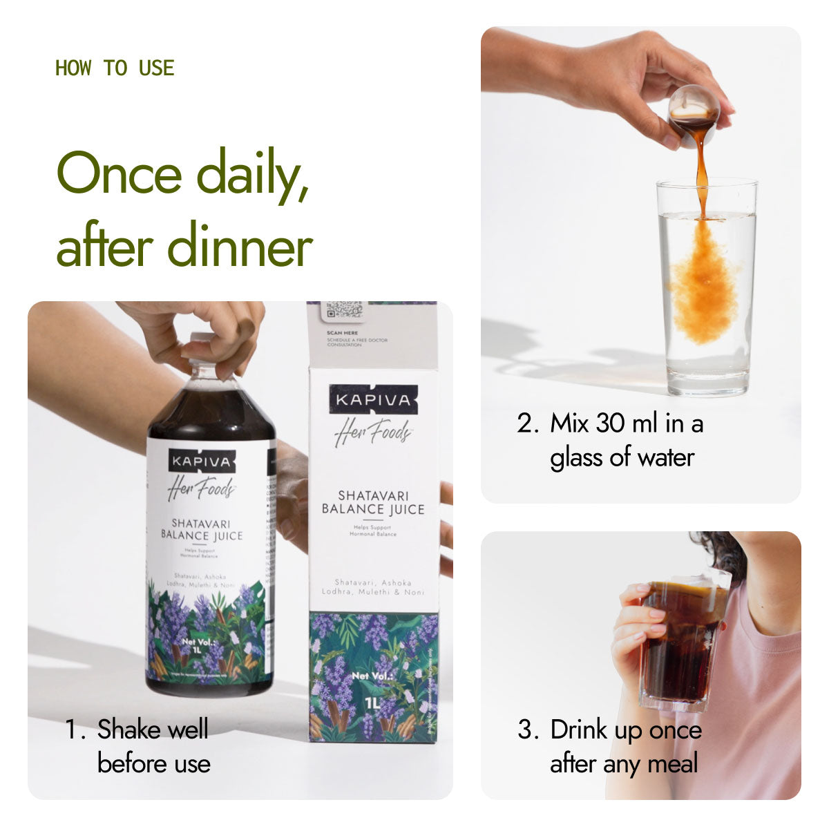 Her Foods Hormonals Balance Juice